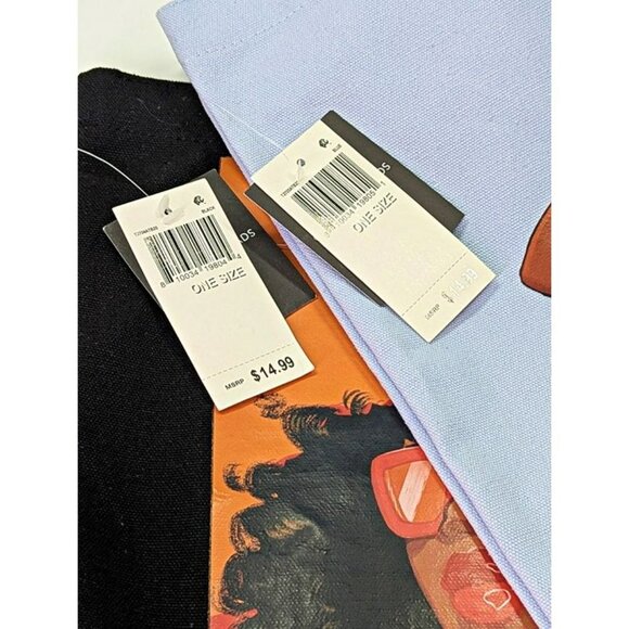 *Pack of 2* Grayson Threads Black Coco Michele Tote (MSRP $30) - Picture 4 of 4